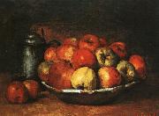 Gustave Courbet Still Life with Apples and Pomegranates Sweden oil painting artist